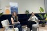 Mit Kollegin Cathrin Cors bei der Contentproduktion für unsere Social-Media-Kanäle